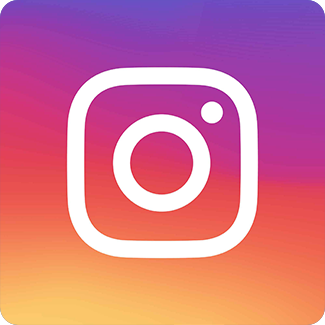 Das Instagram-Logo in Rot-Tönen
